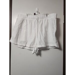 Calia High-Rise Dolphin Short Pure White Size XL NWT